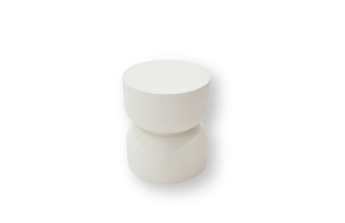 CHRONOS - Seitentisch / Cream White