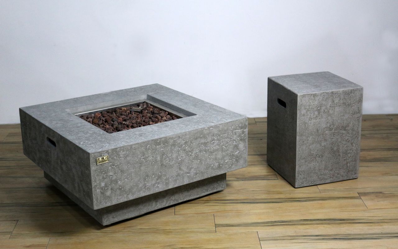 Eckige Flaschenabdeckung LG aus GFRC-Beton