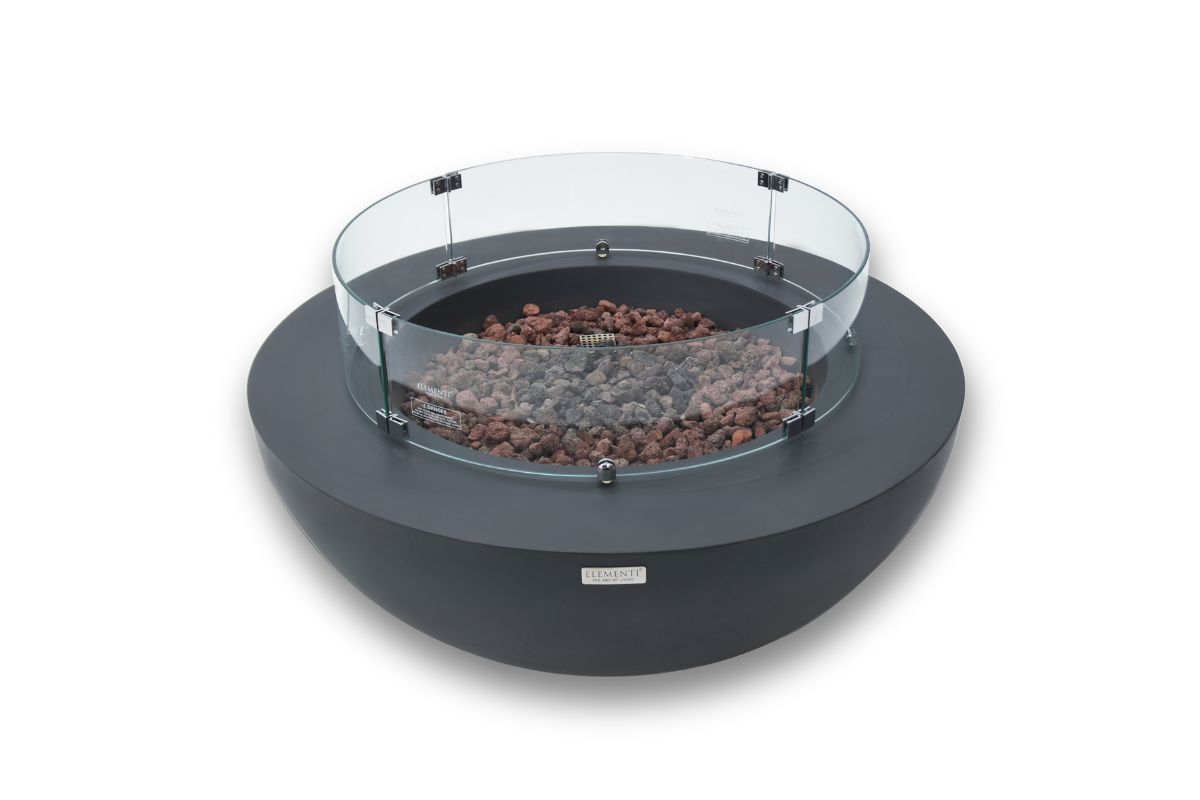 LUNAR BOWL Dark Grey mit Glasschutz