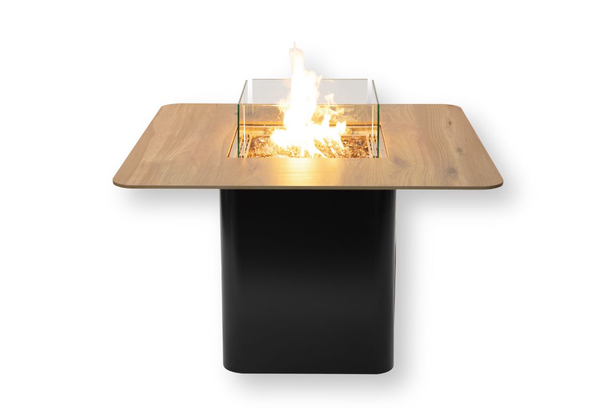 Tisch mit Gas-Feuerstelle BRUGGE