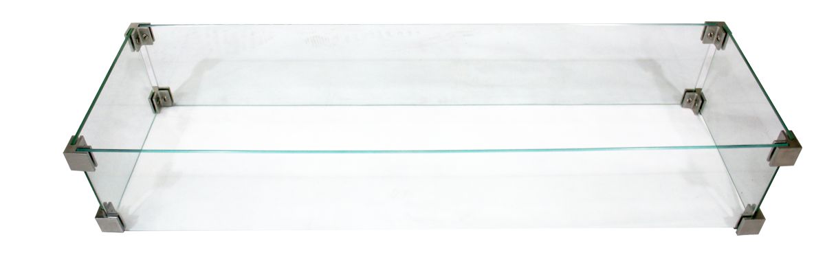 Windschutz aus Glas